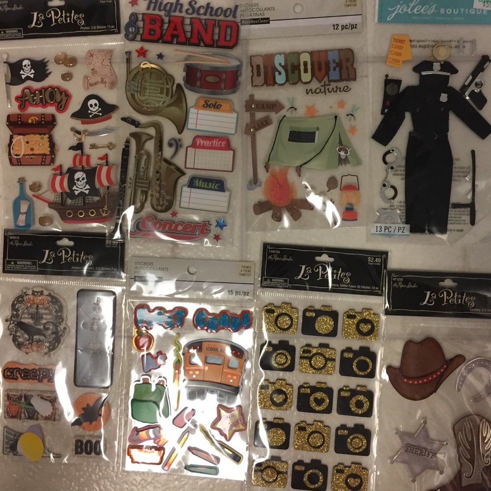 Large sticker lot